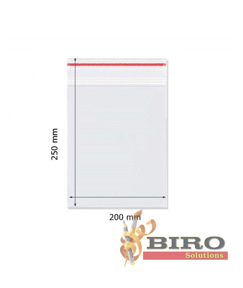 Pungulițe cu zip lock, 200*250 mm, 100 buc